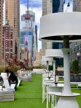 Roof terrace at YOTEL New York in the day time